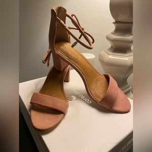 Corso como pink heeled sandals